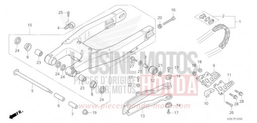 BRAS OSCILLANT CRF150RBN de 2022